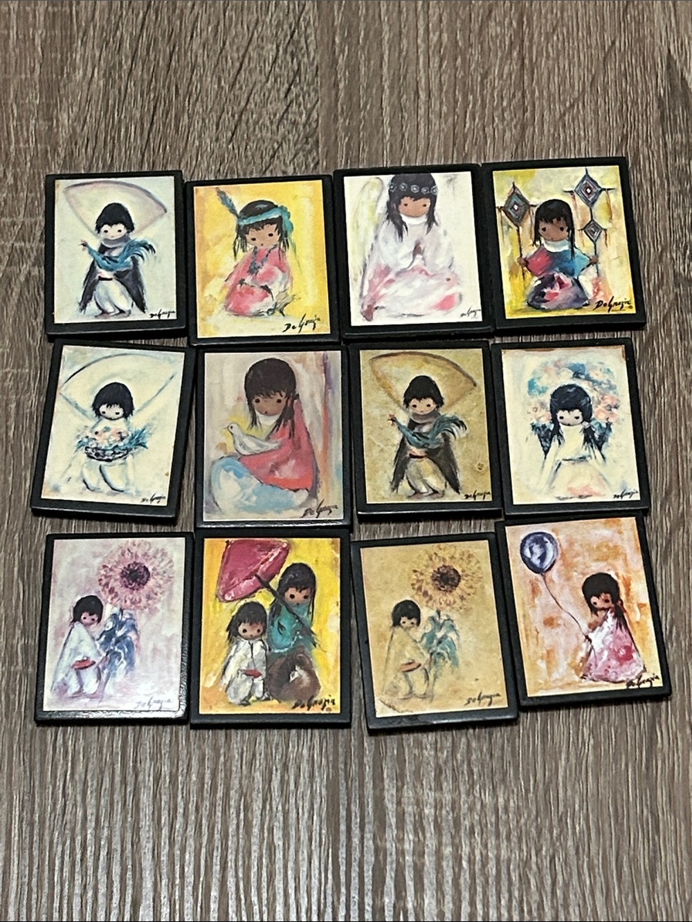 Lot of 16 VTG DeGrazia Refrigerator Magnets.